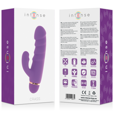 INTENSO CRASS 20 SPEEDS SILICONE PURPLE - D-216078 - Dona Pimenta