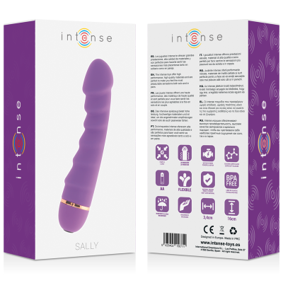 INTENSO SALLY 20 VELOCIDADES SILICONE ROXO - D-216080 - Dona Pimenta