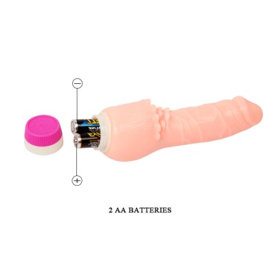 BAILE WAVES OF PLEASURE REALISTIC VIBRATING 19.5CM - D-216445 - Dona Pimenta