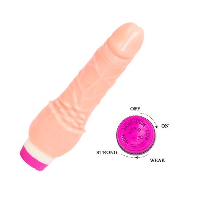 BAILE WAVES OF PLEASURE REALISTIC VIBRATING 19.5CM - D-216445 - Dona Pimenta