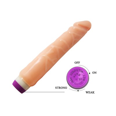 BAILE WAVES OF PLEASURE REALISTIC VIBRATING 25.5CM - D-216447 - Dona Pimenta