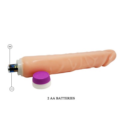 BAILE WAVES OF PLEASURE REALISTIC VIBRATING 25.5CM - D-216447 - Dona Pimenta