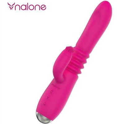 NALONE VIBRADOR PARA CIMA E PARA BAIXO E COELHO COM ROTAÇÃO - D-216846 - Dona Pimenta