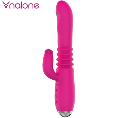 NALONE VIBRADOR PARA CIMA E PARA BAIXO E COELHO COM ROTAÇÃO - D-216846 - Dona Pimenta