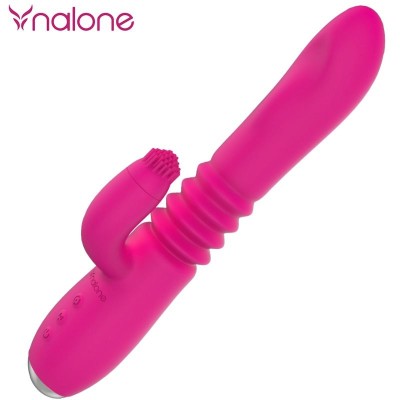 NALONE VIBRADOR PARA CIMA E PARA BAIXO E COELHO COM ROTAÇÃO - D-216846 - Dona Pimenta