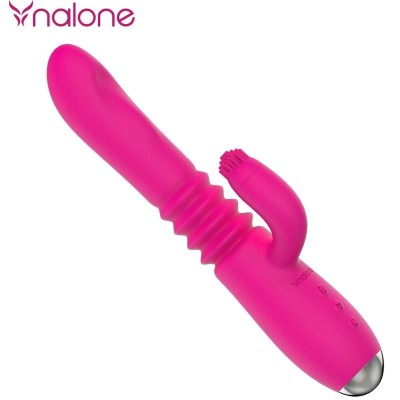 NALONE VIBRADOR PARA CIMA E PARA BAIXO E COELHO COM ROTAÇÃO - D-216846 - Dona Pimenta