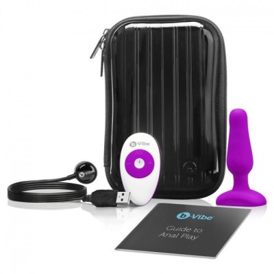 B-VIBE NOVICE CONTROL REMOTO ANAL PLUG FUCHSIA - D-217113 - Dona Pimenta