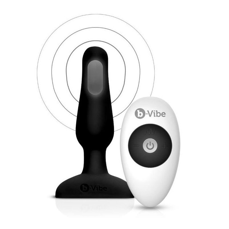 B-VIBE NOVICE CONTROL REMOTO ANAL PLUG NEGRO - D-217114 - Dona Pimenta