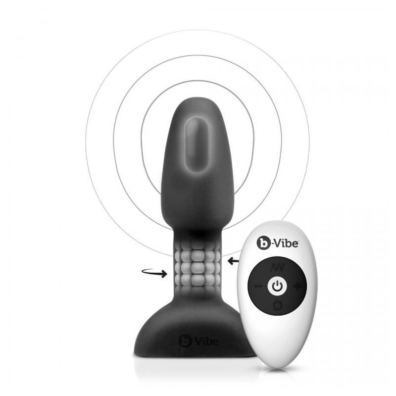 B-VIBE RIMMING CONTROL REMOTO ANAL PLUG  PETITE  NEGRO - D-217121 - Dona Pimenta