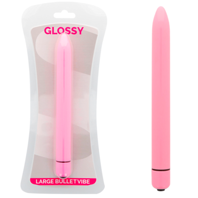 GLOSSY SLIM VIBRADOR ROSA - D-218353 - Dona Pimenta