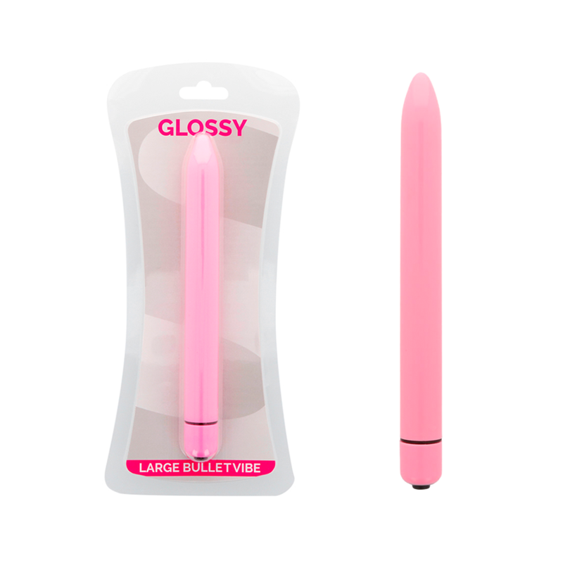 GLOSSY SLIM VIBRADOR ROSA - D-218353 - Dona Pimenta