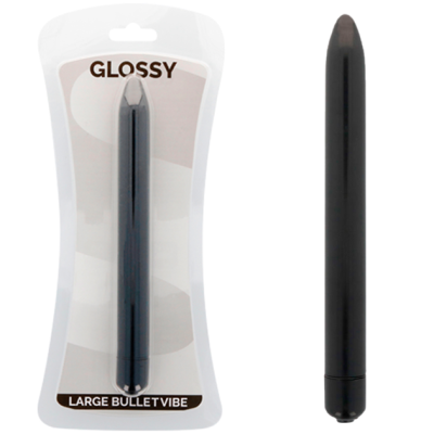 GLOSSY SLIM VIBRADOR NEGRO - D-218354 - Dona Pimenta