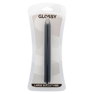 GLOSSY SLIM VIBRADOR NEGRO - D-218354 - Dona Pimenta