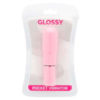 GLOSSY POCKET VIBRADOR ROSA - D-218362 - Dona Pimenta