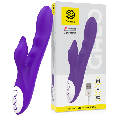 GALATEA GALO VIBRATOR LILAC COMPATÍVEL COM TECNOLOGIA SEM FIO WATCHME - D-218514 - Dona Pimenta