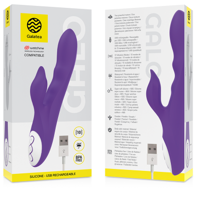 GALATEA GALO VIBRATOR LILAC COMPATÍVEL COM TECNOLOGIA SEM FIO WATCHME - D-218514 - Dona Pimenta