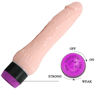 ADOUR CLUB VIBRADOR REALISTICO BASE ANCHA 22 CM - D-218759 - Dona Pimenta