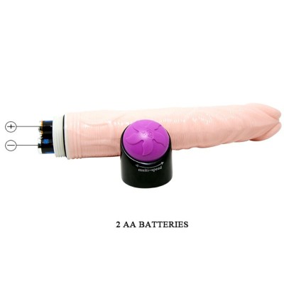 BAILE ADOUR CLUB VIBRADOR REALISTICO 23 CM NATURAL - D-218764 - Dona Pimenta