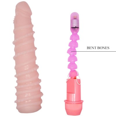 VIBRADOR ESPIRAL SENSUAL FLEXI VIBE 19,5 CM - D-218780 - Dona Pimenta