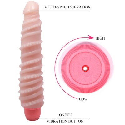 VIBRADOR ESPIRAL SENSUAL FLEXI VIBE 19,5 CM - D-218780 - Dona Pimenta