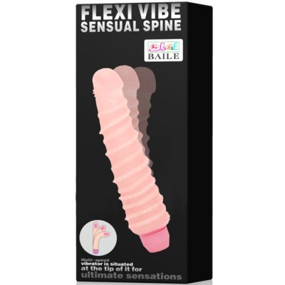 VIBRADOR ESPIRAL SENSUAL FLEXI VIBE 19,5 CM - D-218780 - Dona Pimenta