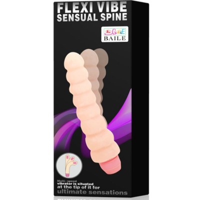 FLEXI VIBE SENSUAL SPINE VIBRADOR FLEXIBLE 19 CM - D-218781 - Dona Pimenta