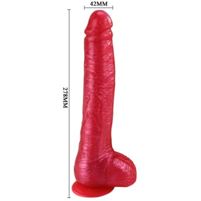 DONG DILDO REALISTICO ROSA CON VENTOSA - D-218806 - Dona Pimenta