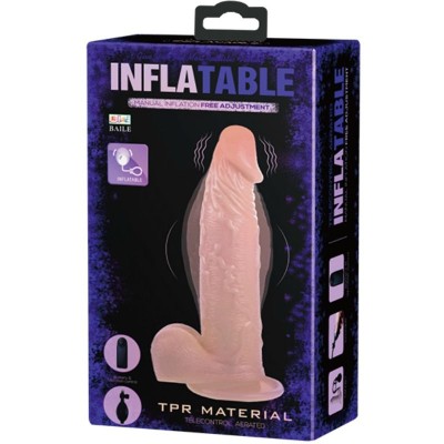 DILDO REALISTICO VIBRADOR E INFLABLE - D-219111 - Dona Pimenta