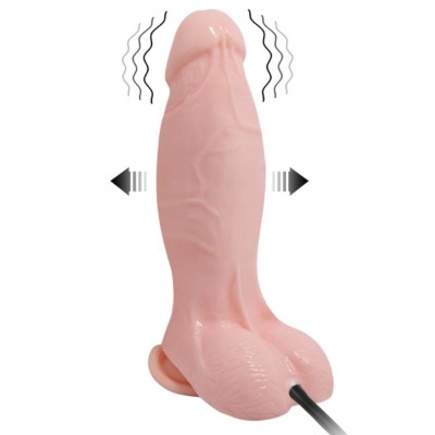 DILDO REALISTICO VIBRADOR E INFLABLE 18.8 CM - D-219160 - Dona Pimenta