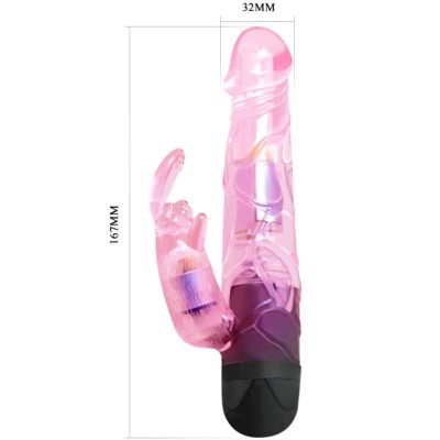 GIVE YOU LOVER VIBRADOR CON RABBIT ROSA - D-219182 - Dona Pimenta