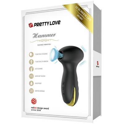 PRETTY LOVE SMART HAMMER VIBRACION Y SUCCION - D-219188 - Dona Pimenta