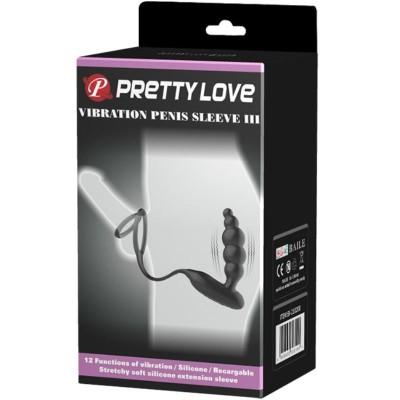 PRETTY LOVE BOTTOM - ANILLOS PENE CON PLUG VIBRADOR - D-219199 - Dona Pimenta