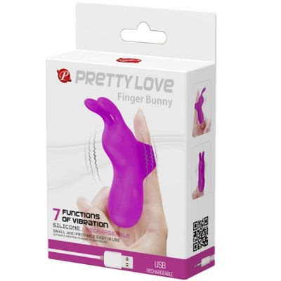 PRETTY LOVE SMART - DEDAL RECARGABLE CON RABBIT - D-219200 - Dona Pimenta