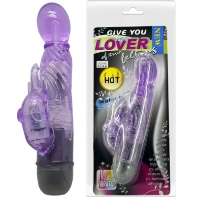 GIVE YOU A KIND OF LOVER VIBRADOR CON RABBIT LILA 10 MODOS - D-219212 - Dona Pimenta