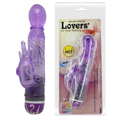 BAILE VIBRADOR MULTIVELOCIDAD CON ESTIMULADOR LILA - D-219241 - Dona Pimenta