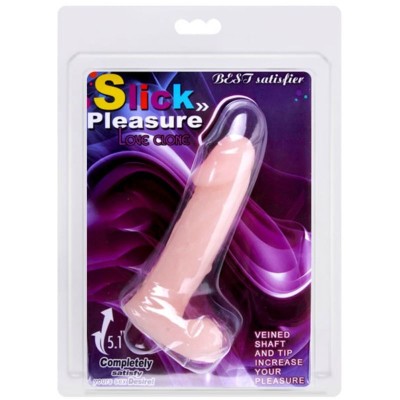 SLICK PLEASURE DILDO REALISTICO - D-219256 - Dona Pimenta