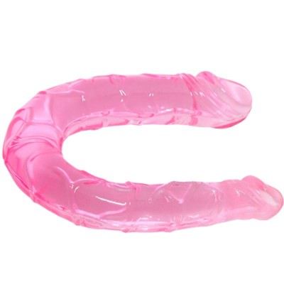 BAILE DOUBLE DONG DILDO DOBLE ROSA - D-219260 - Dona Pimenta