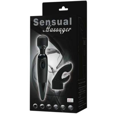 BAILE SENSUAL MASSAGER MASAJEADOR CON CABEZAL INTERCAMBIABLE - D-219317 - Dona Pimenta