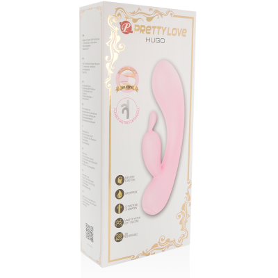 PRETTY LOVE SMART HUGO VIBRADOR RABBIT CON OREJITAS - D-219421 - Dona Pimenta