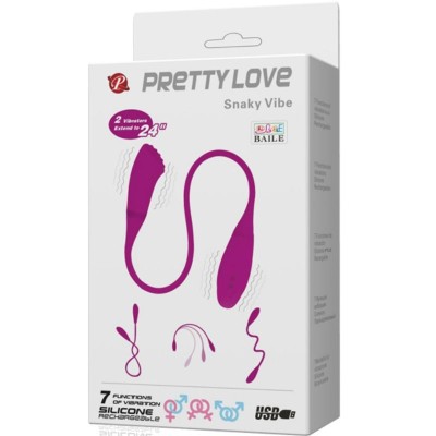 PRETTY LOVE SMART SNAKY VIBE VIBRADOR 2 MOTORES - D-219438 - Dona Pimenta