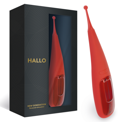 HALLO - FOCUS VIBRATOR RED - D-219471 - Dona Pimenta