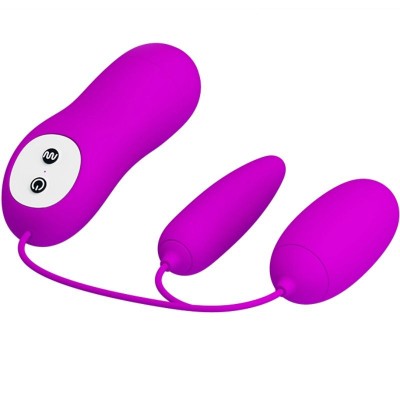 PRETTY LOVE IRMA HUEVO VIBRADOR DOBLE - D-219486 - Dona Pimenta