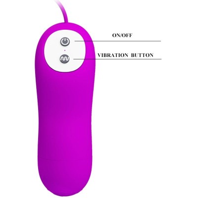 PRETTY LOVE IRMA HUEVO VIBRADOR DOBLE - D-219486 - Dona Pimenta