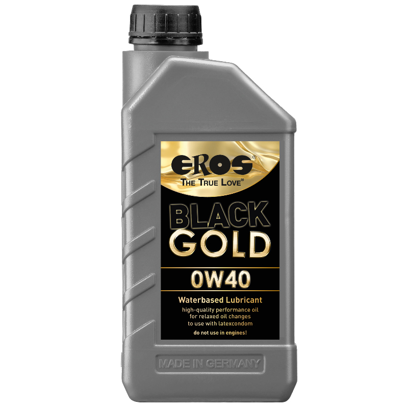 EROS BLACK GOLD 0W40 LUBRIFICANTE À BASE DE ÁGUA 1000ML - D-212430 - Dona Pimenta