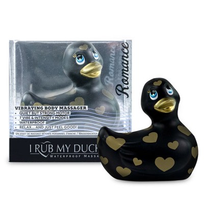 I RUB MY DUCKIE 2.0 | ROMANCE (PRETO E OURO) - D-219966 - Dona Pimenta