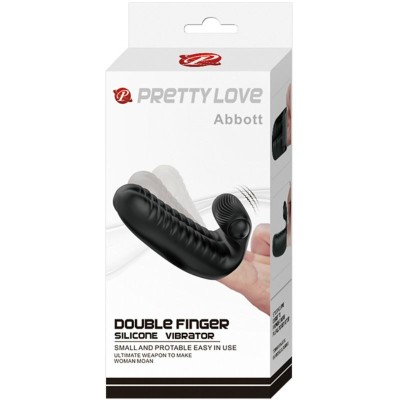 PRETTY LOVE ABBOTT DEDAL ESTIMULADOR NEGRO - D-219973 - Dona Pimenta