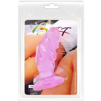 BAILE PLUG ANAL UNISEX CON VENTOSA ROSA - D-219976 - Dona Pimenta