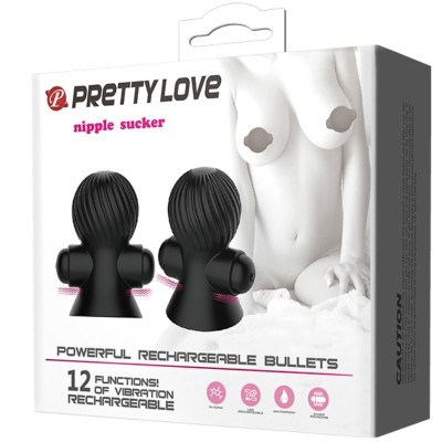 PRETTY LOVE ESTIMULADORES PARA PEZONES 12 MODOS VIBRACION - D-219981 - Dona Pimenta