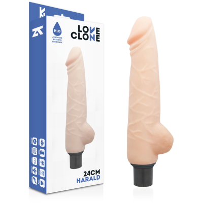 LOVECLONE HARALD AUTO-LUBRIFICAÇÃO VIBRADOR 24CM - D-220067 - Dona Pimenta