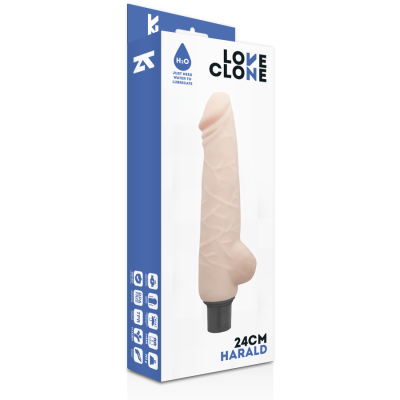 LOVECLONE HARALD AUTO-LUBRIFICAÇÃO VIBRADOR 24CM - D-220067 - Dona Pimenta